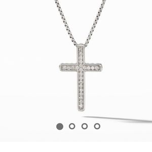 David Yurman Petite Pavé Cross with Diamonds